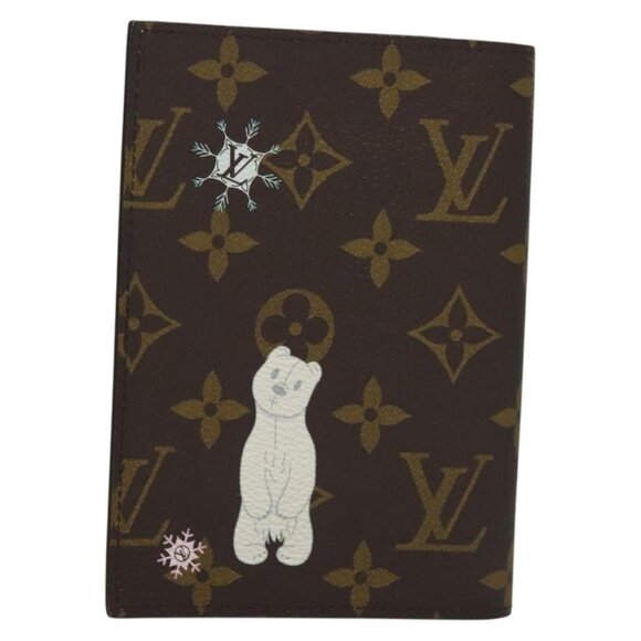 LOUIS VUITTON Christmas Vivienne Couverture Passport Passport Case Auth 132776M - Picture 2 of 16